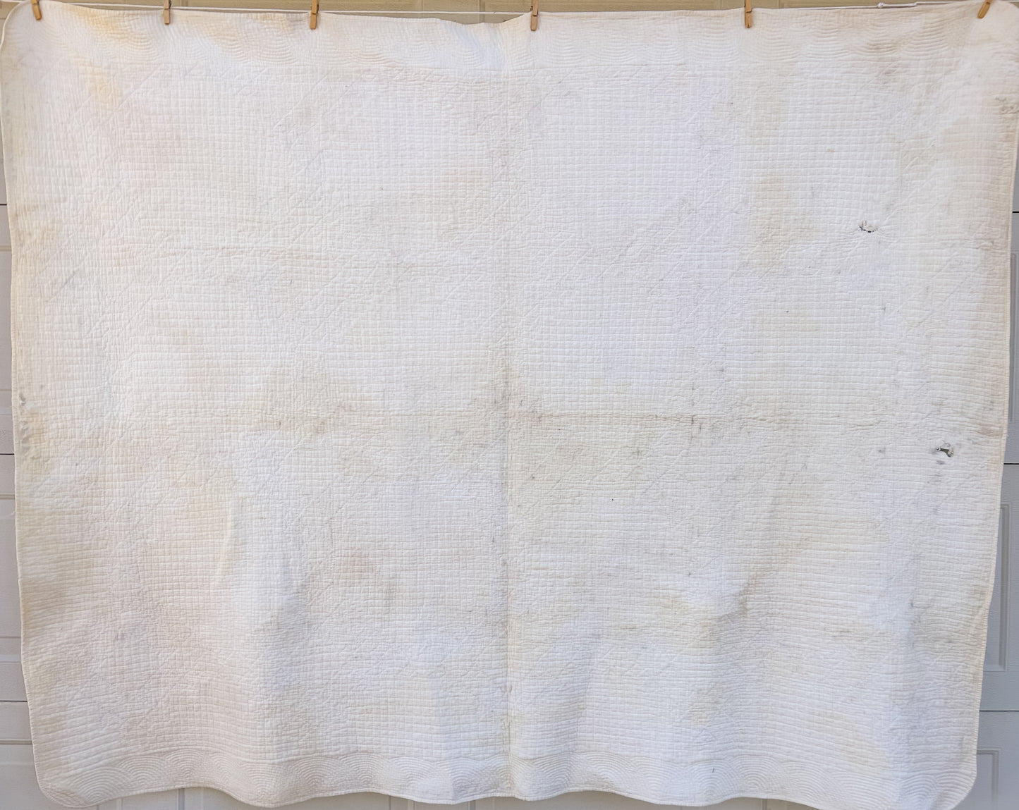 Antique Cream & Pastel Quilt