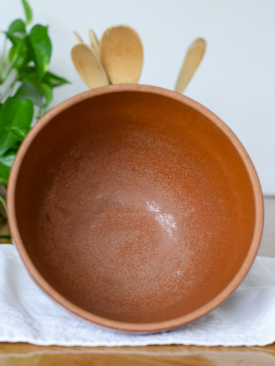 Vintage Brown Crock Bowl