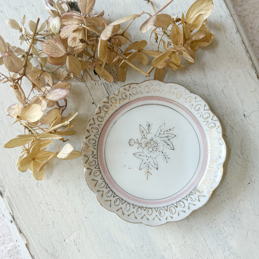 Pink & Gold Butter Pat
