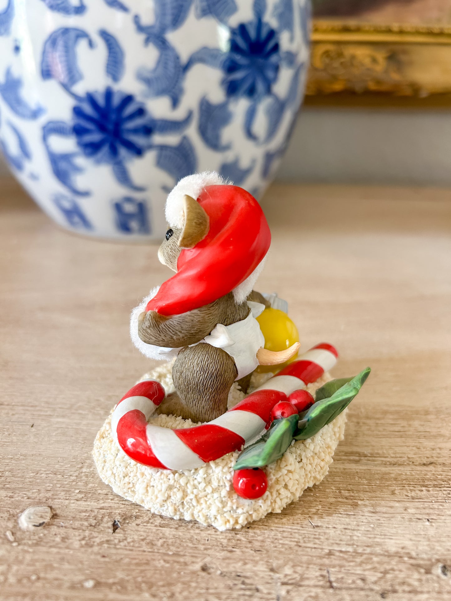 LIMITED EDITION Charming Tails Figurine "Baby's First Christmas