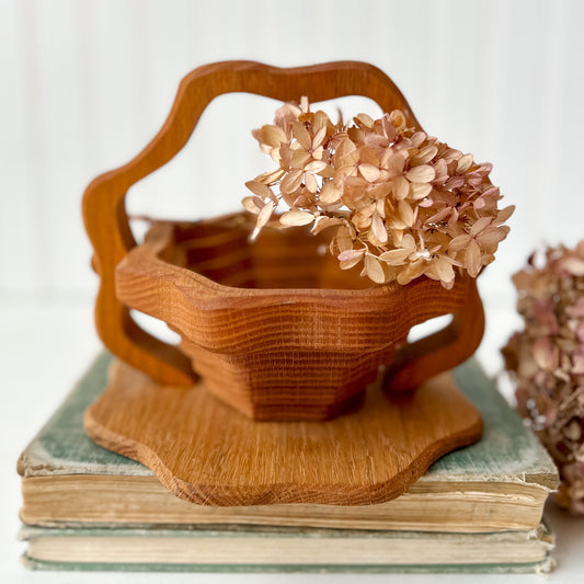 Carved Collapsing Basket