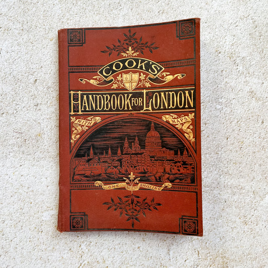 1891 Cook's Handbook for London RARE