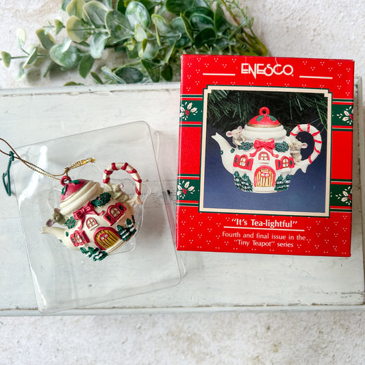 Enesco "It's Tea-Lightful" 1990's Ornament