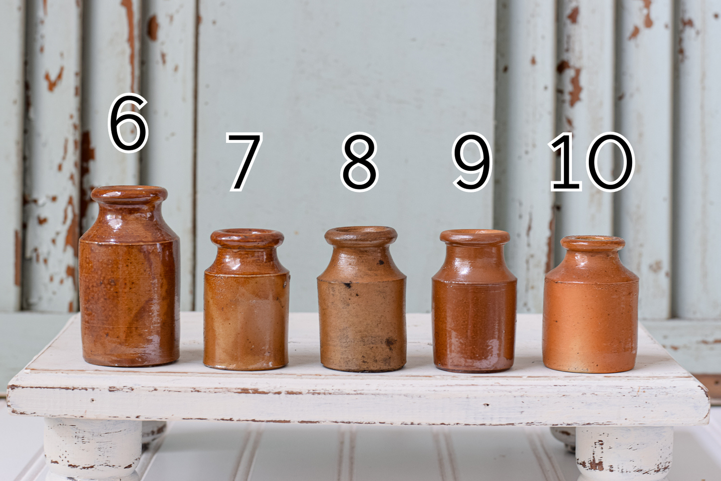 Stoneware Inkwell Bottles