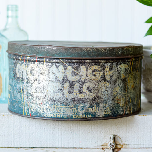 Antique Moonlight Mellows Marshmallow Tin