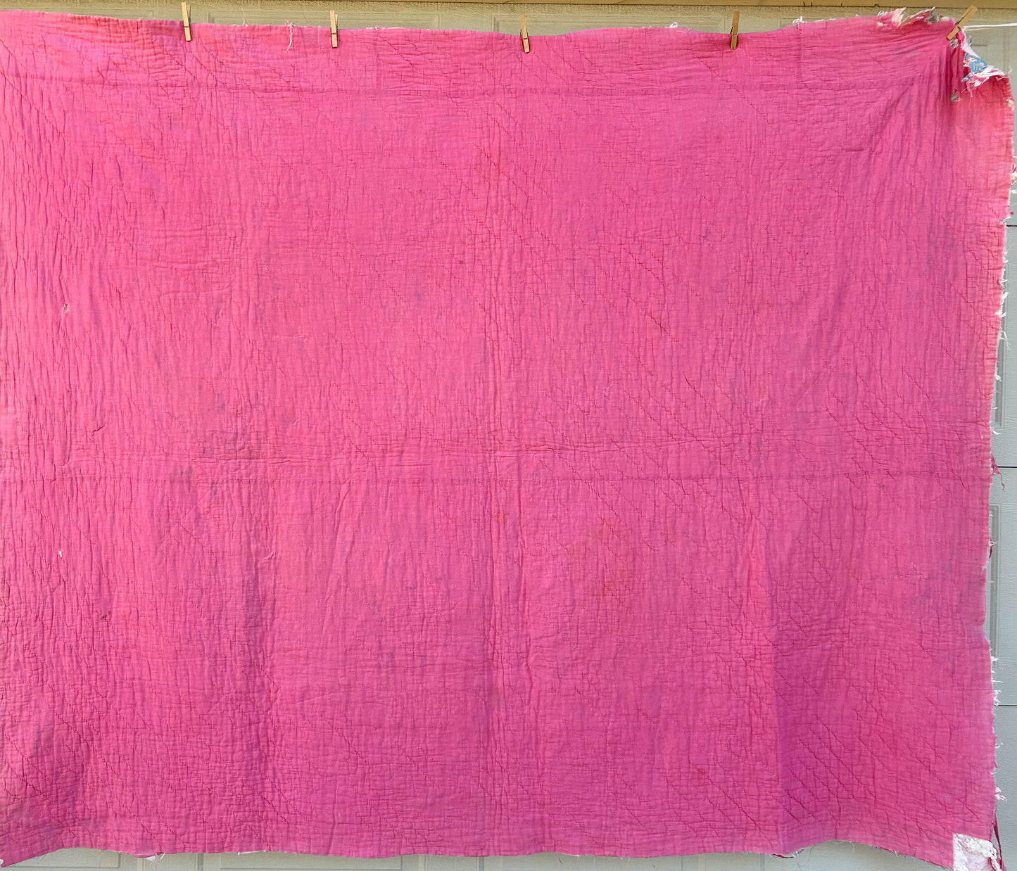 Feedsack Ohio Star Cutter Quilt