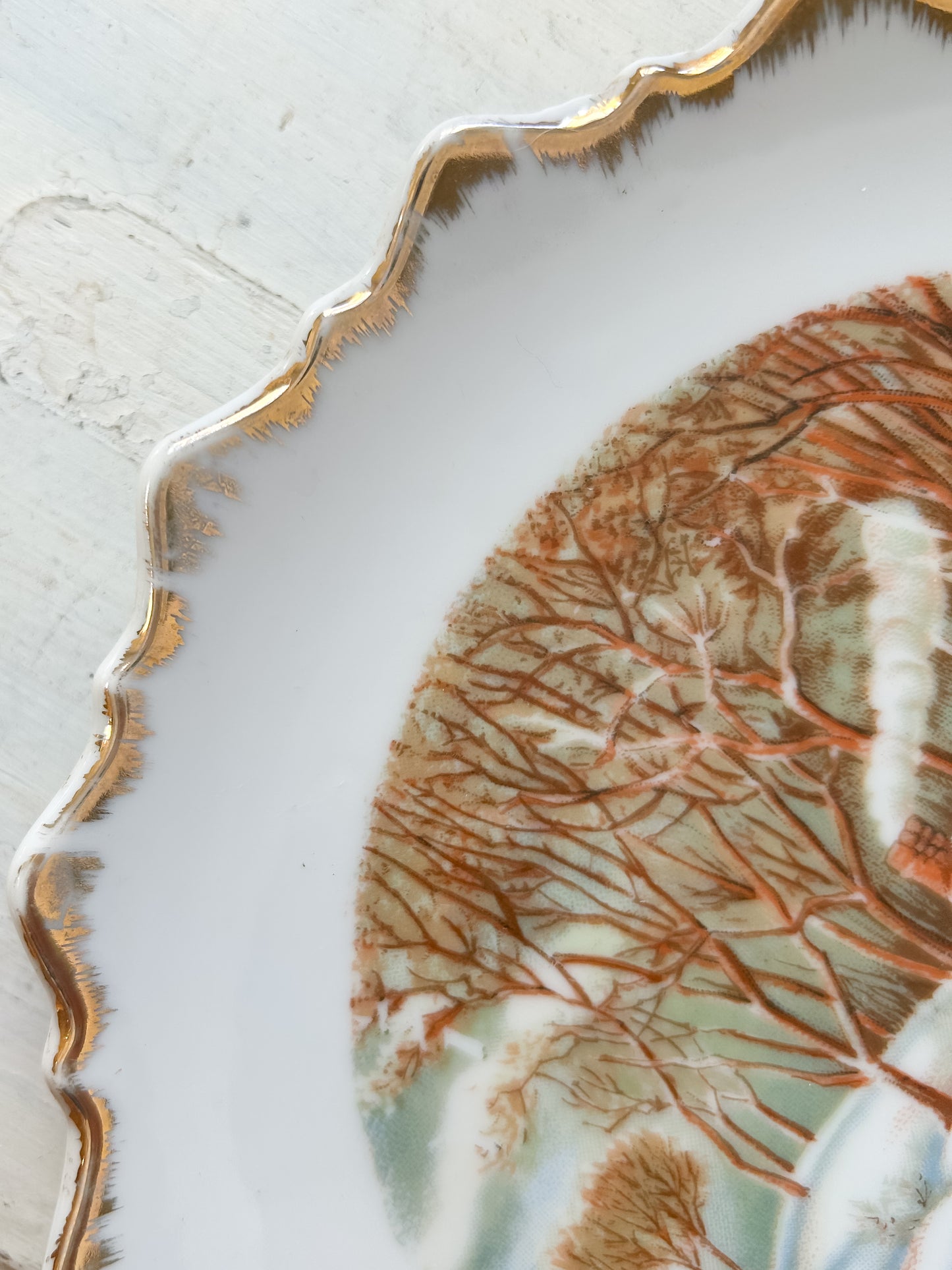 Currier & Ives Home in the Wilderness Plate