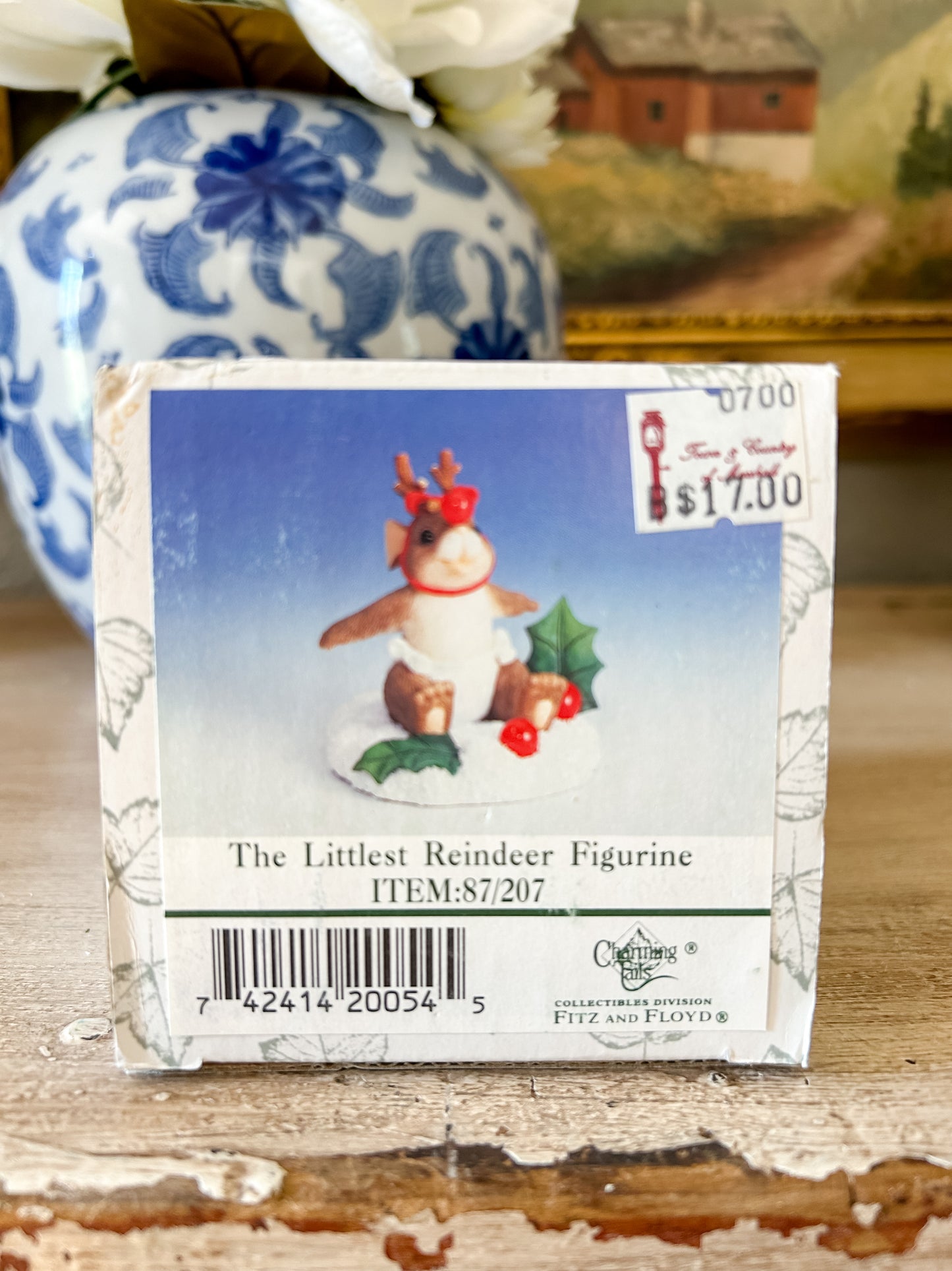 Charming Tails Figurine "The Littlest Reindeer"