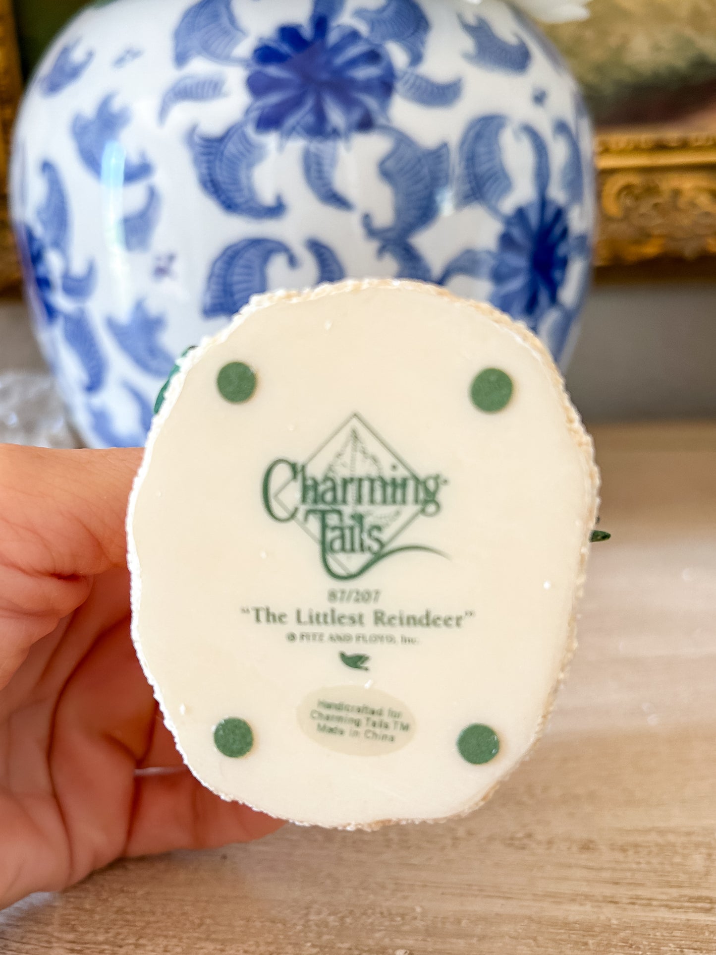 Charming Tails Figurine "The Littlest Reindeer"