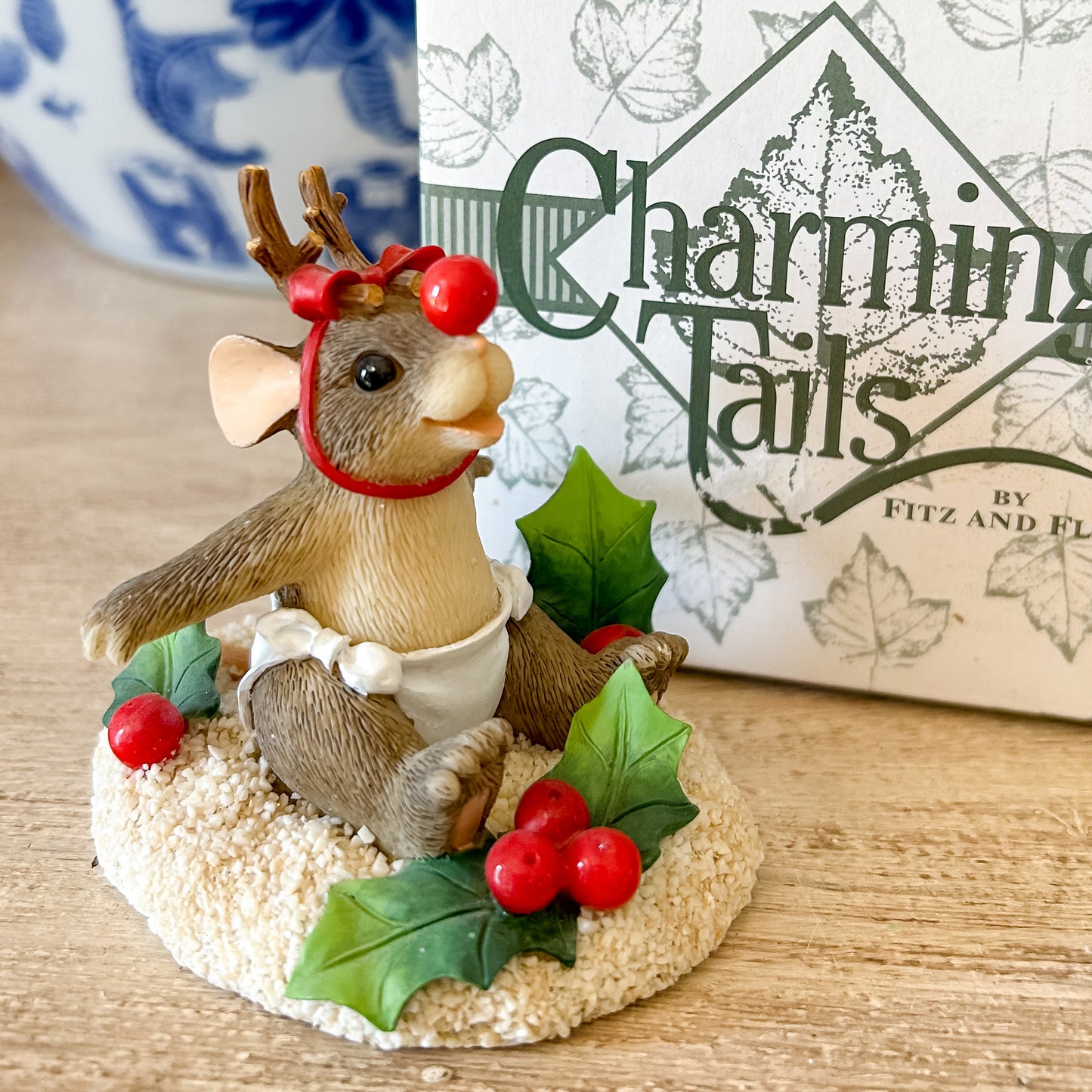 Charming Tails Figurine "The Littlest Reindeer"
