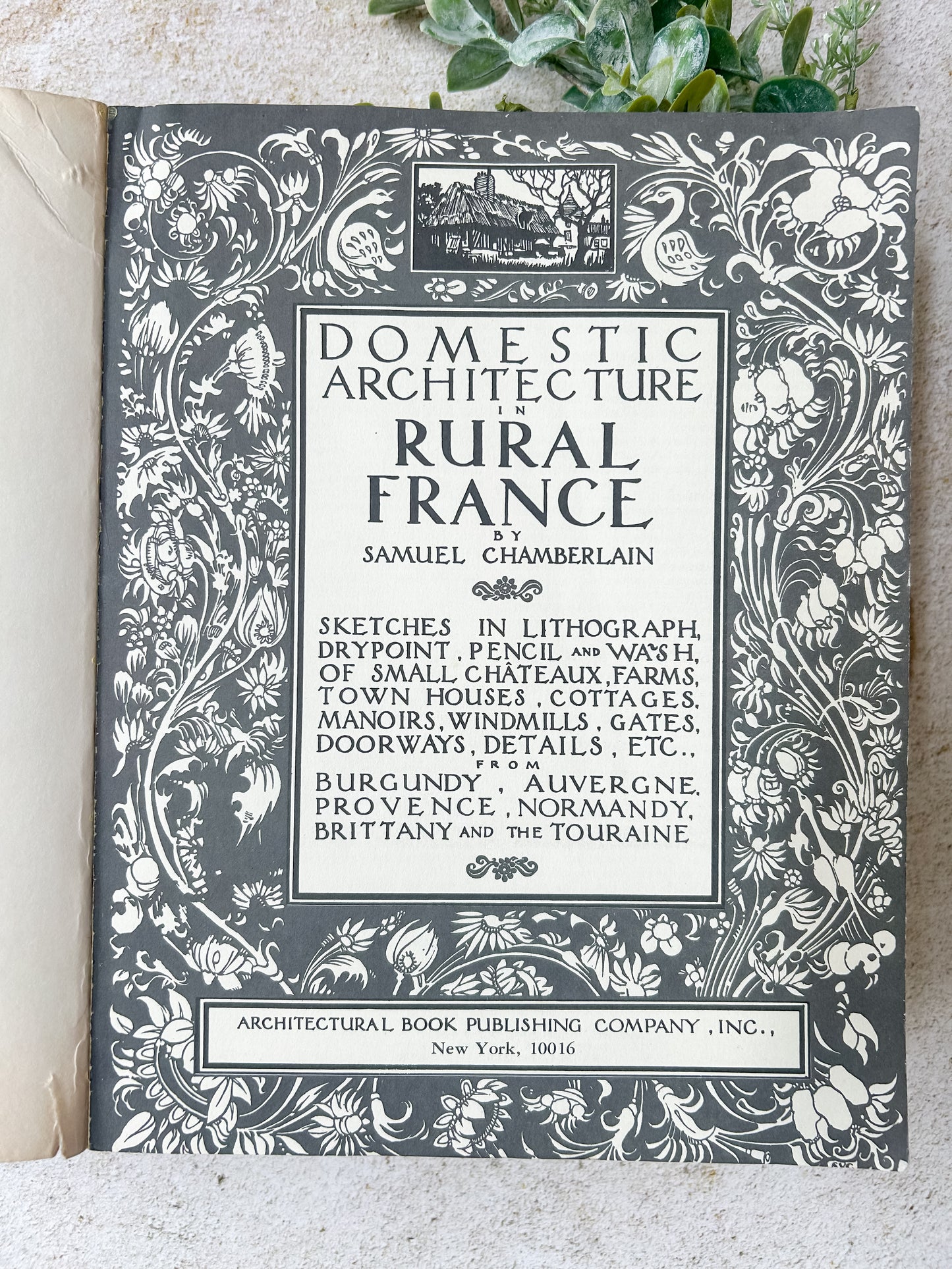1981 Reprint Domestic Architecture in Rural France RARE