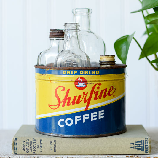 Vintage Shurefine Coffee Tin