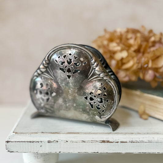 Silverplate Napkin Holder