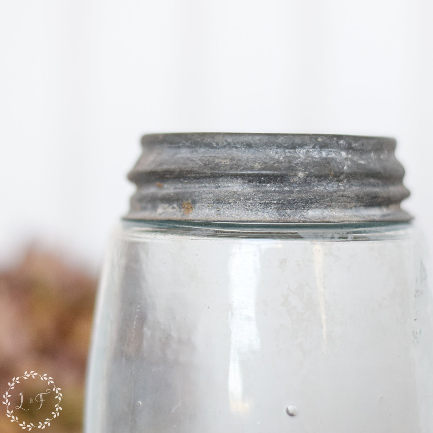 Rare Early 1900's "The Mason" Blue Canning Jar