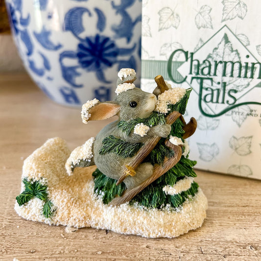 Charming Tails Figurine "Who Put that Tree There?"