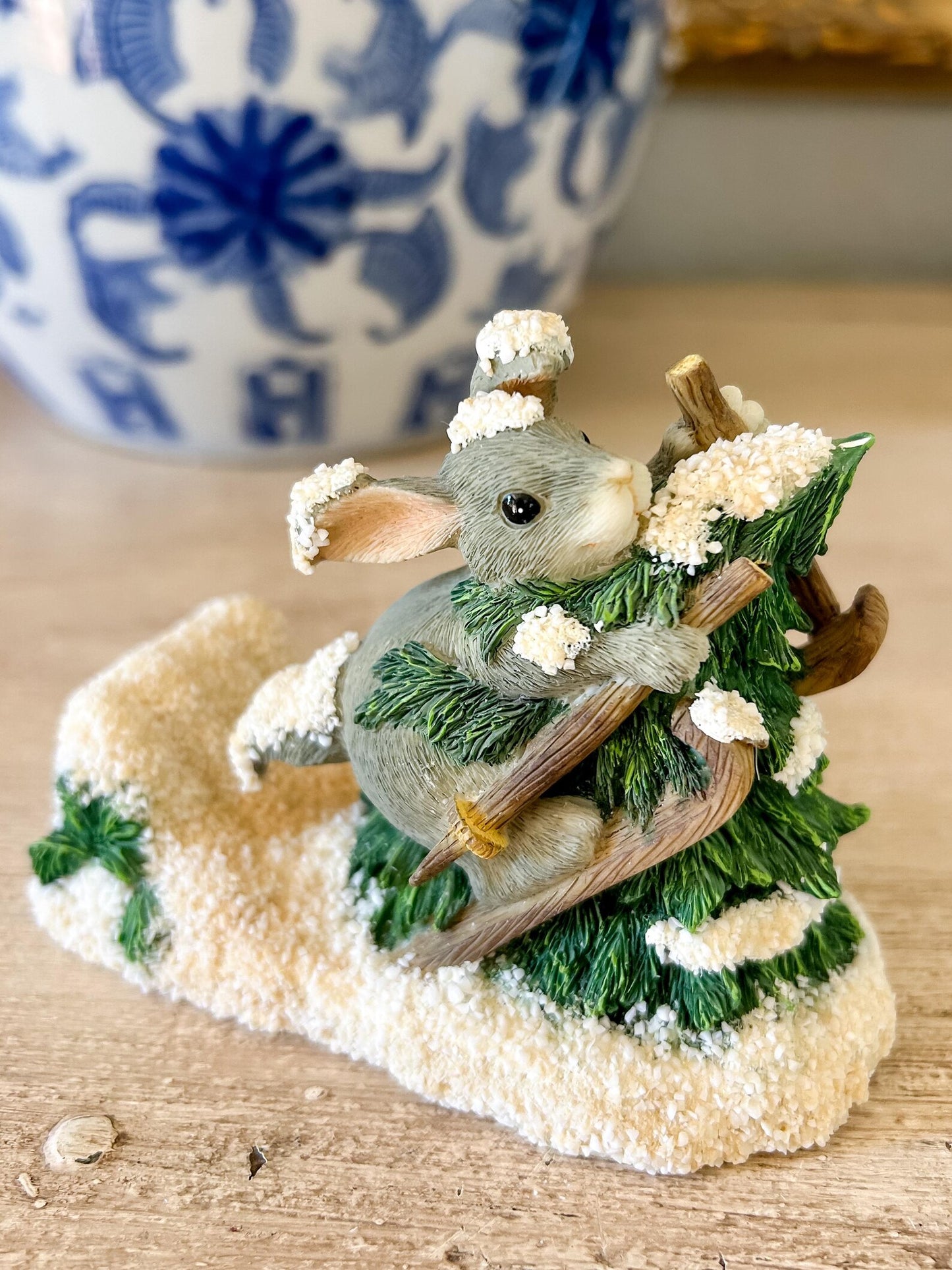 Charming Tails Figurine "Who Put that Tree There?"