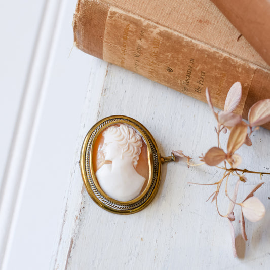 Antique Cameo Pin