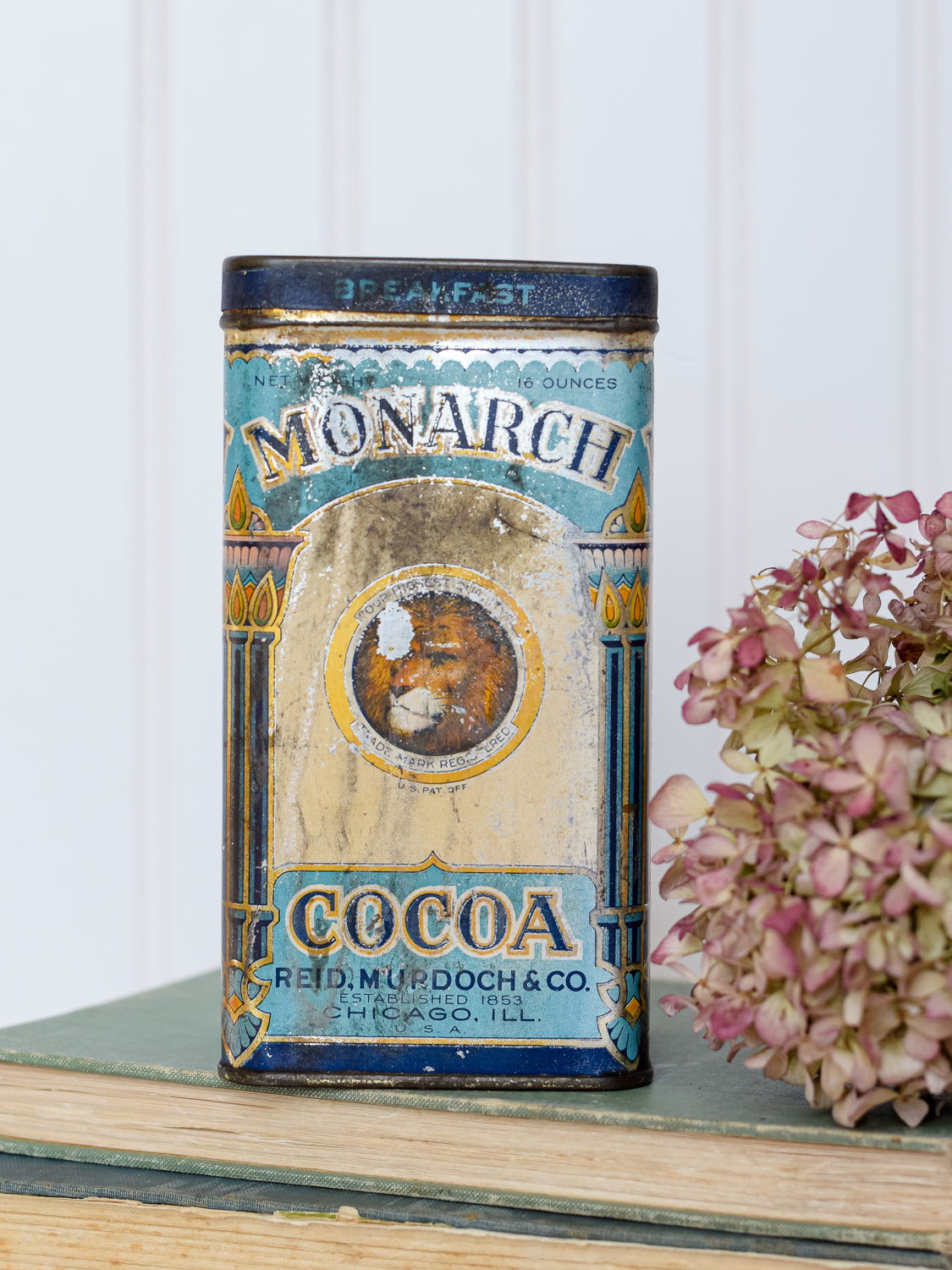 Vintage Monarch Cocoa Tin