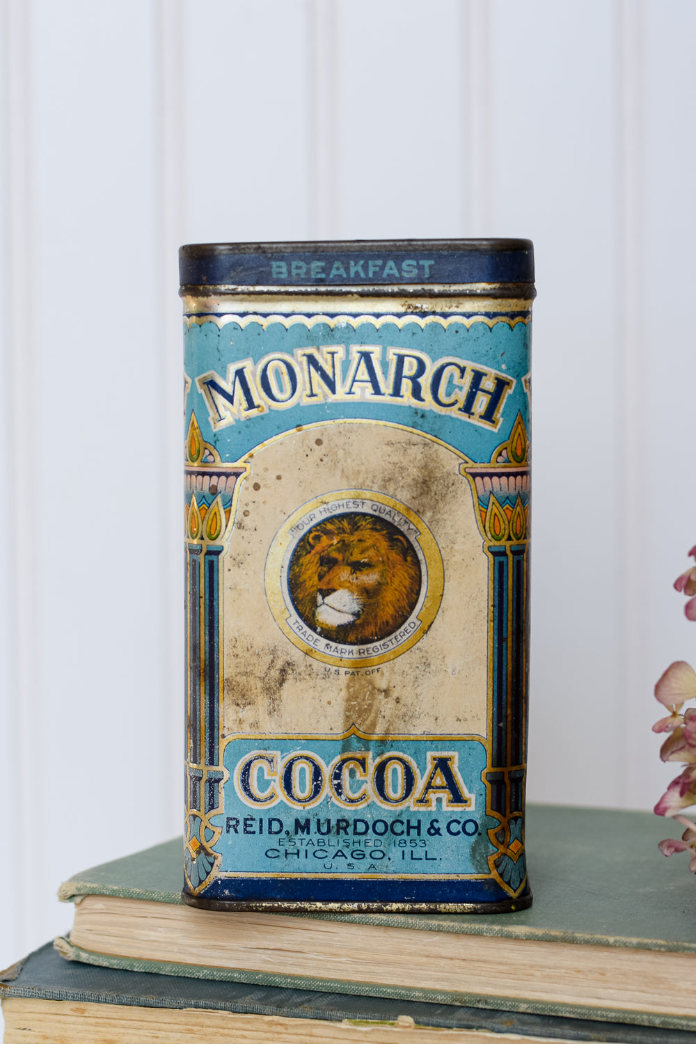 Vintage Monarch Cocoa Tin