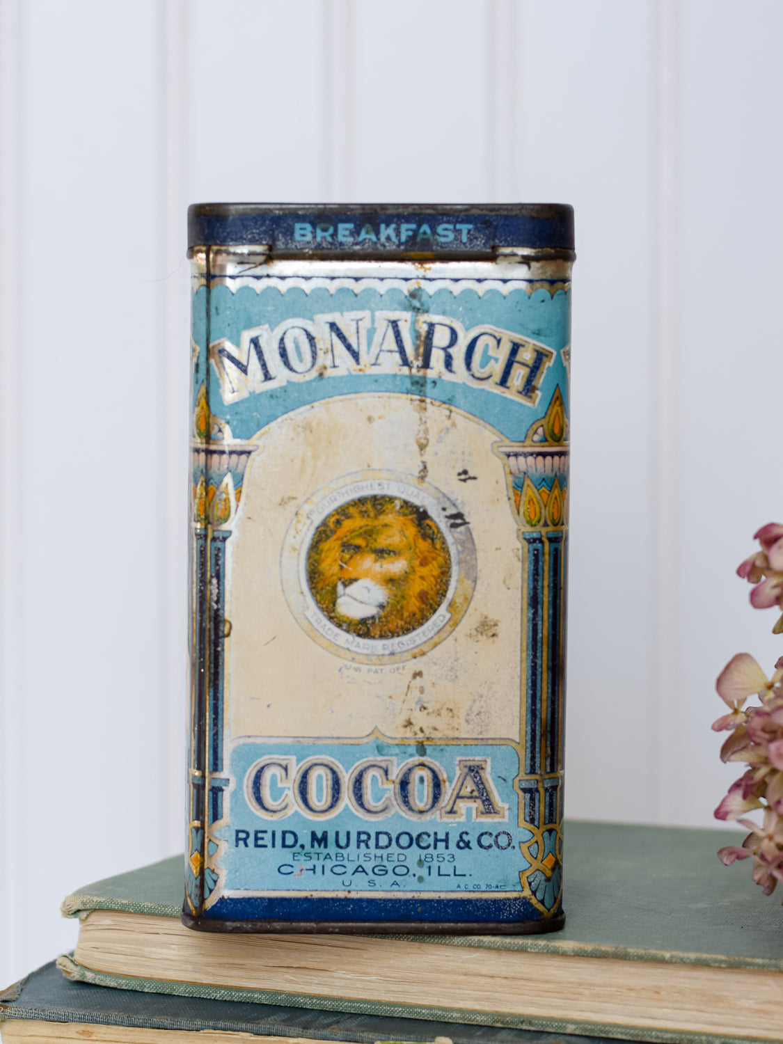 Vintage Monarch Cocoa Tin