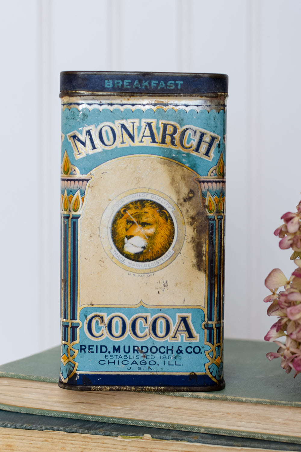 Vintage Monarch Cocoa Tin