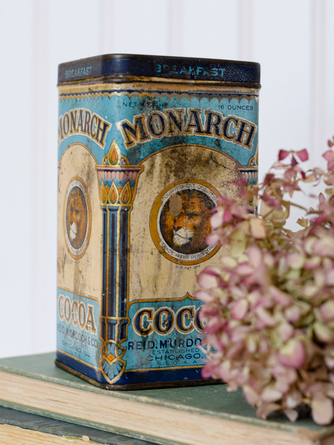 Vintage Monarch Cocoa Tin