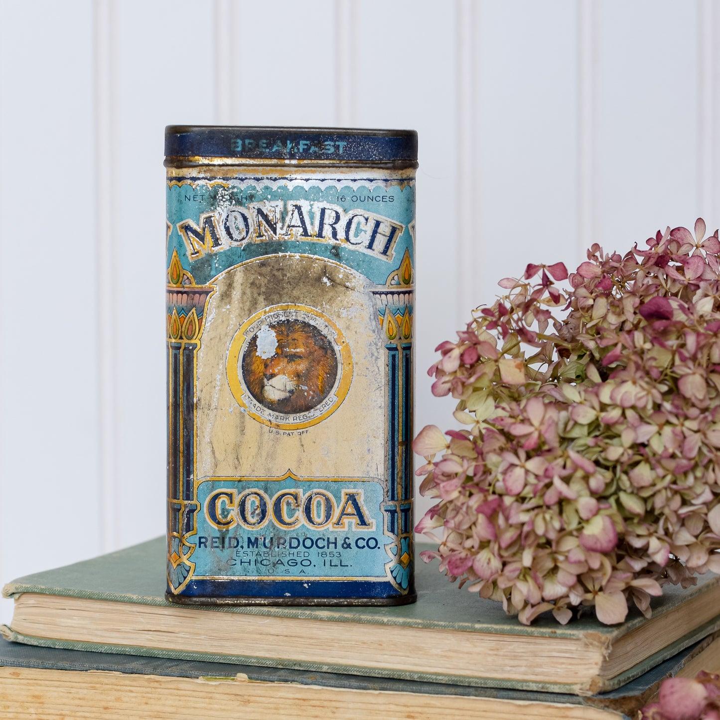 Vintage Monarch Cocoa Tin