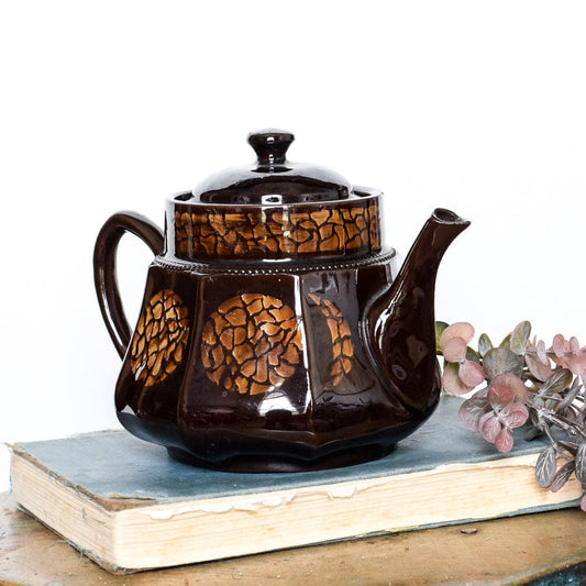 Vintage English Brown Teapot