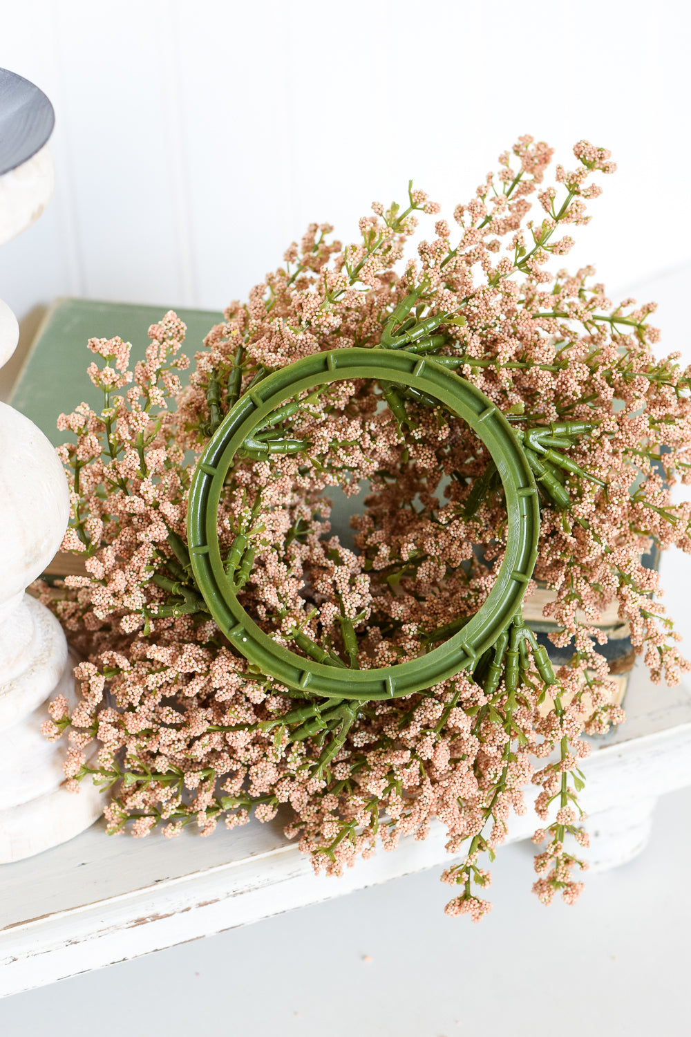 Pink Posy Astilbe Candle Ring